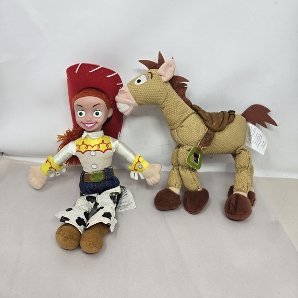 Toy Story By Disney Jessie & Her Horse Bullseye Stuffed Figure & Horse Bendable - Picture 2 of 14